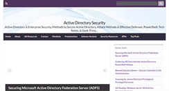 Desktop Screenshot of adsecurity.org