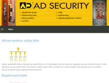 Tablet Screenshot of adsecurity.cz